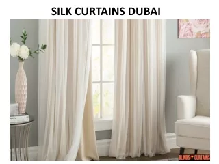SILK CURTAINS DUBAI