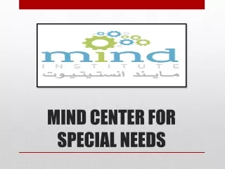mind center for special needs
