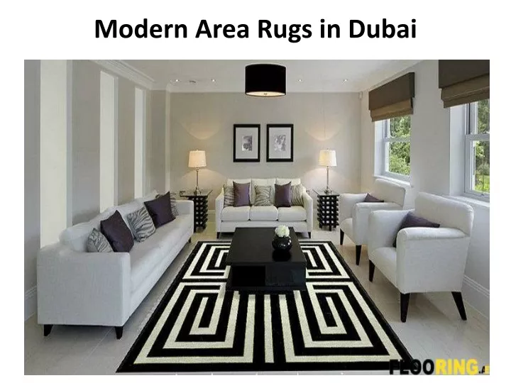 modern area rugs in dubai