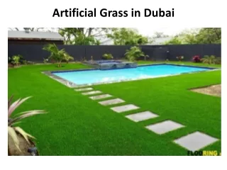 artificial grass in dubai