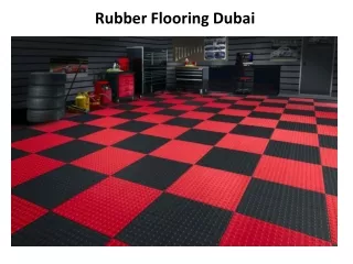 rubber flooring dubai