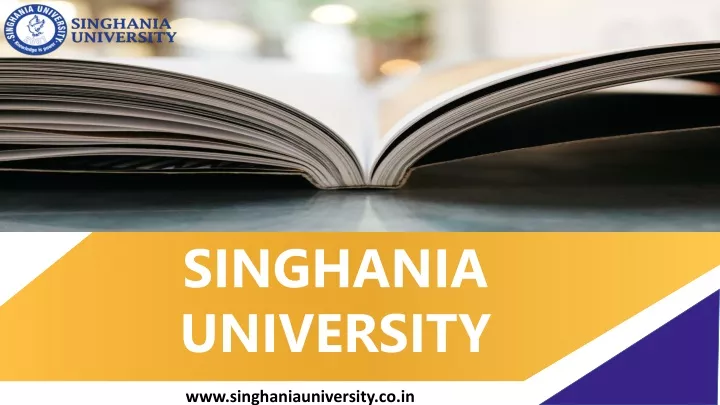 singhania university