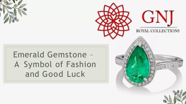emerald gemstone a symbol of fashion and good luck