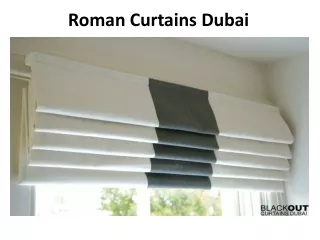roman curtains dubai