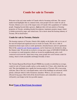 List of Condos Toronto | Anot.com