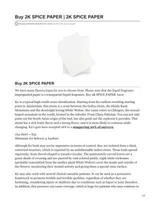 buy 2k spice paper 2k spice paper
