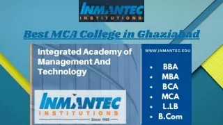 best mca college in ghaziabad