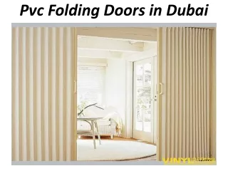 pvc folding doors in dubai