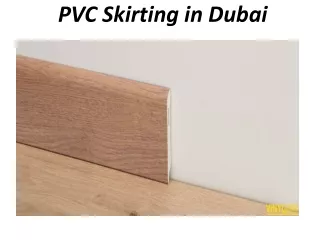 pvc skirting in dubai