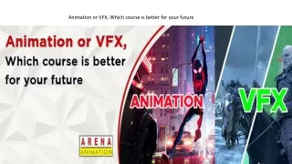 Animation or VFX, Which course is better for your future