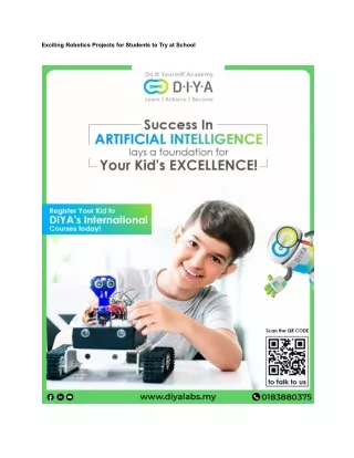 exciting robotics projects for students