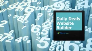 daily deals website builder