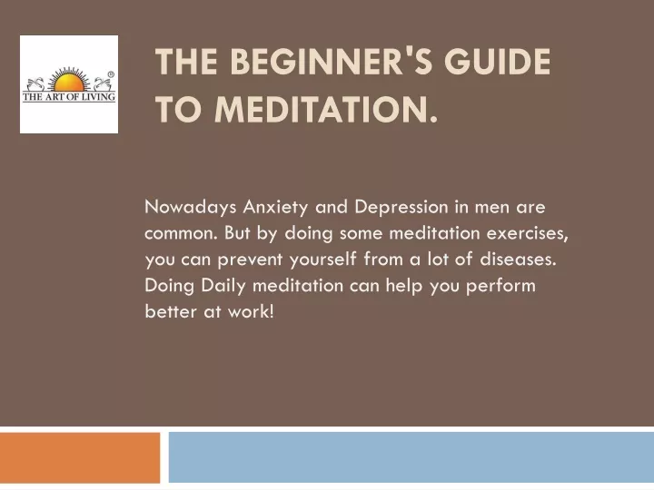 the beginner s guide to meditation
