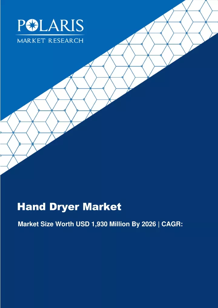 hand dryer market