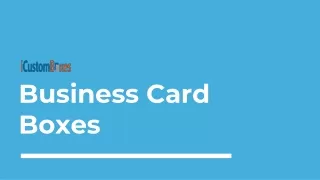 business card b oxes