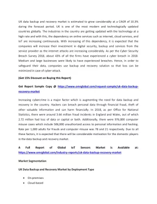 uk data backup and recovery market is estimated
