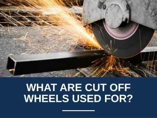 what are cut off wheels used for