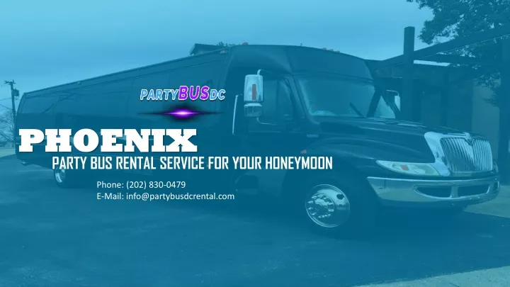 phoenix phoenix party bus rental service for your