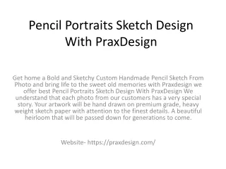 pencil portraits sketch design with praxdesign