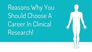 Starting A Career In Clinical Research