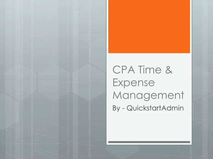 cpa time expense management