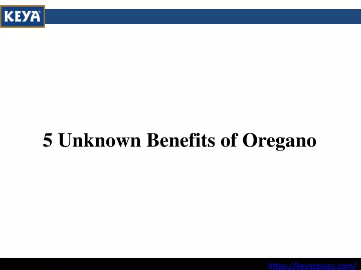 5 unknown benefits of oregano