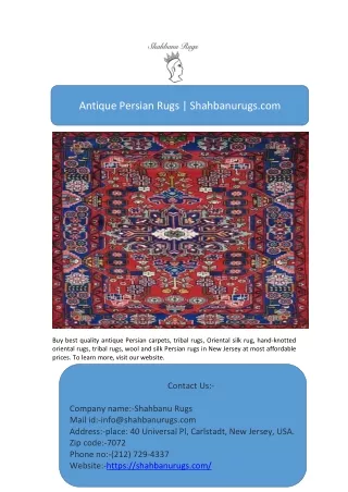 antique persian rugs shahbanurugs com