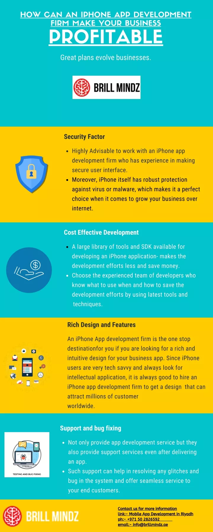 how can an iphone app development firm make your
