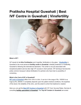 Pratiksha Hospital Guwahati _ Best IVF Centre in Guwahati _ Vinsfertility