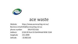 ace waste
