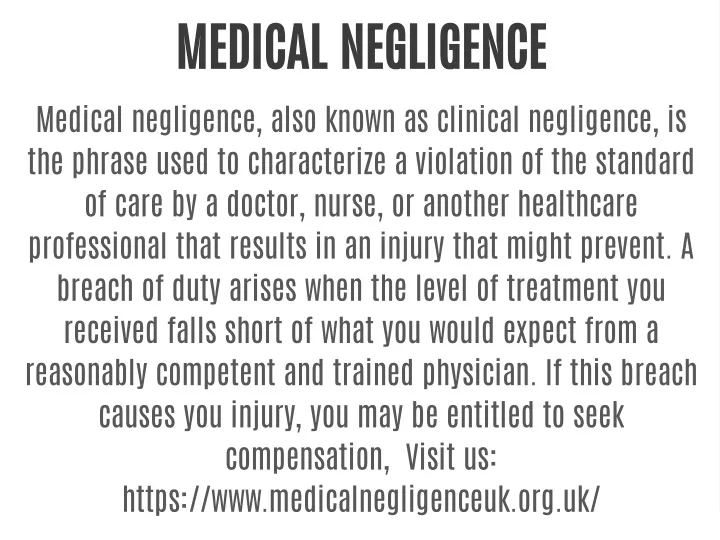 medical negligence medical negligence also known