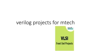 verilog projects for mtech