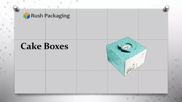 cake boxes