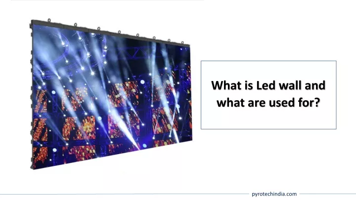 what is led wall and what are used for