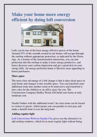 make your home more energy efficient by doing