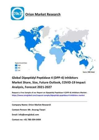 Global Dipeptidyl Peptidase 4 (DPP-4) Inhibitors Market Share, Size, Future Outlook, COVID-19 Impact Analysis, Forecast