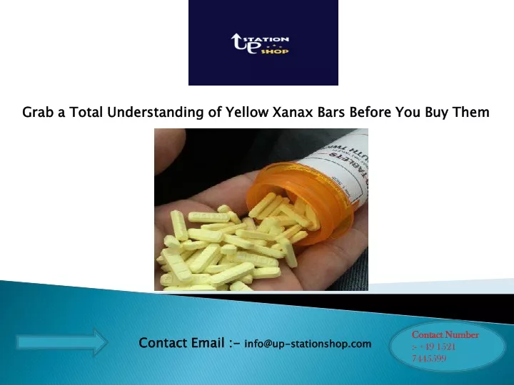 grab a total understanding of yellow xanax bars
