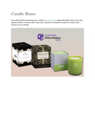 candle boxes earn with style by showcasing your