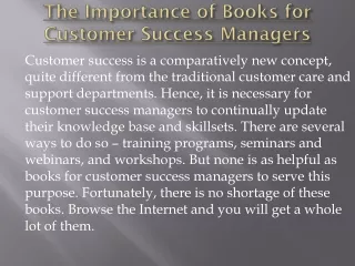 customer success mentoring