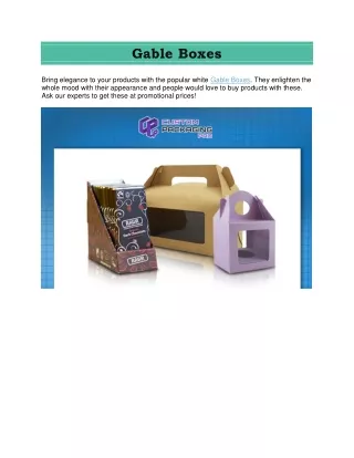 gable boxes