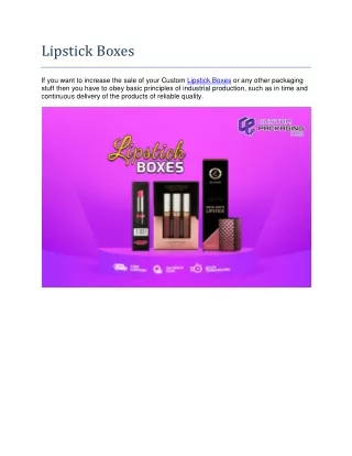 lipstick boxes