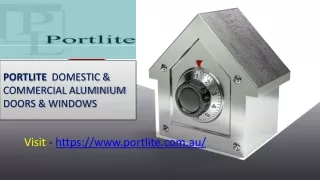 portlite domestic commercial aluminium doors