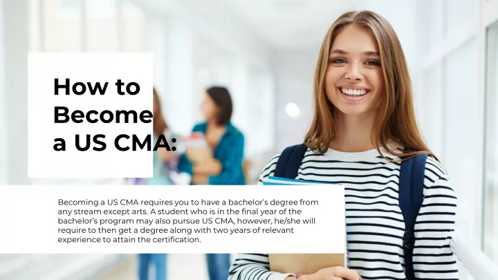 how to become a us cma