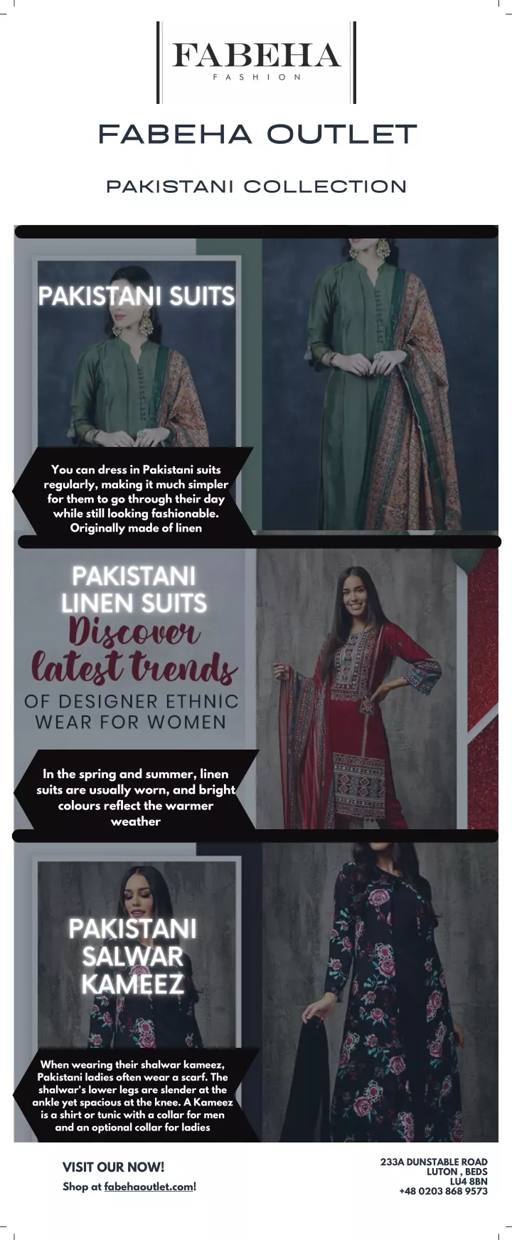 fabeha outlet pakistani collection