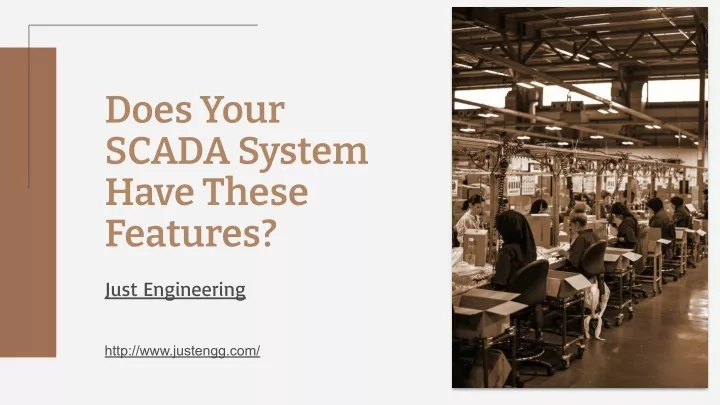 does your scada system have these features
