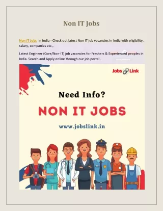non it jobs