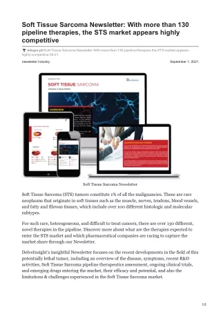 soft tissue sarcoma newsletter with more than