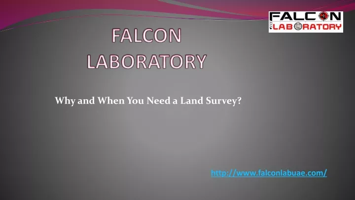 why and when you need a land survey