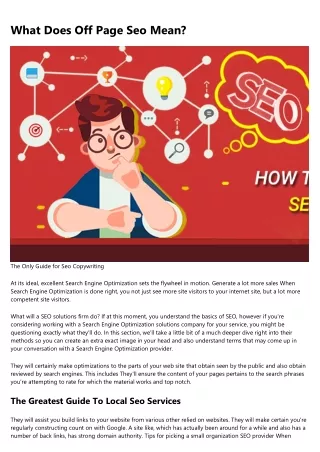 what does off page seo mean