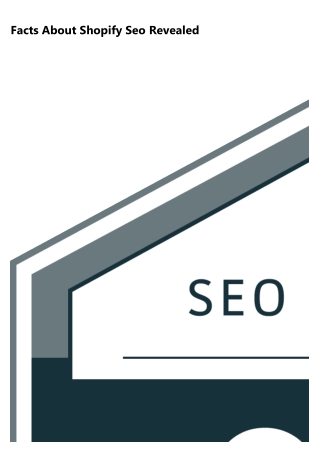 facts about shopify seo revealed